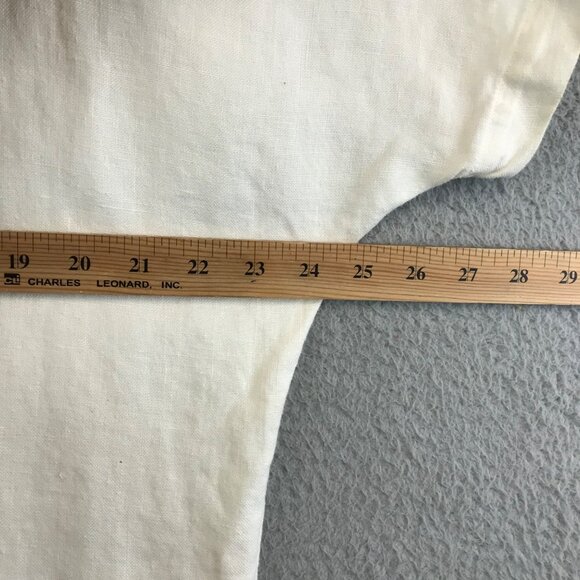 M.A.C Collection Women's 100% Linen Button Up Shirt Blouse - Picture 5 of 7